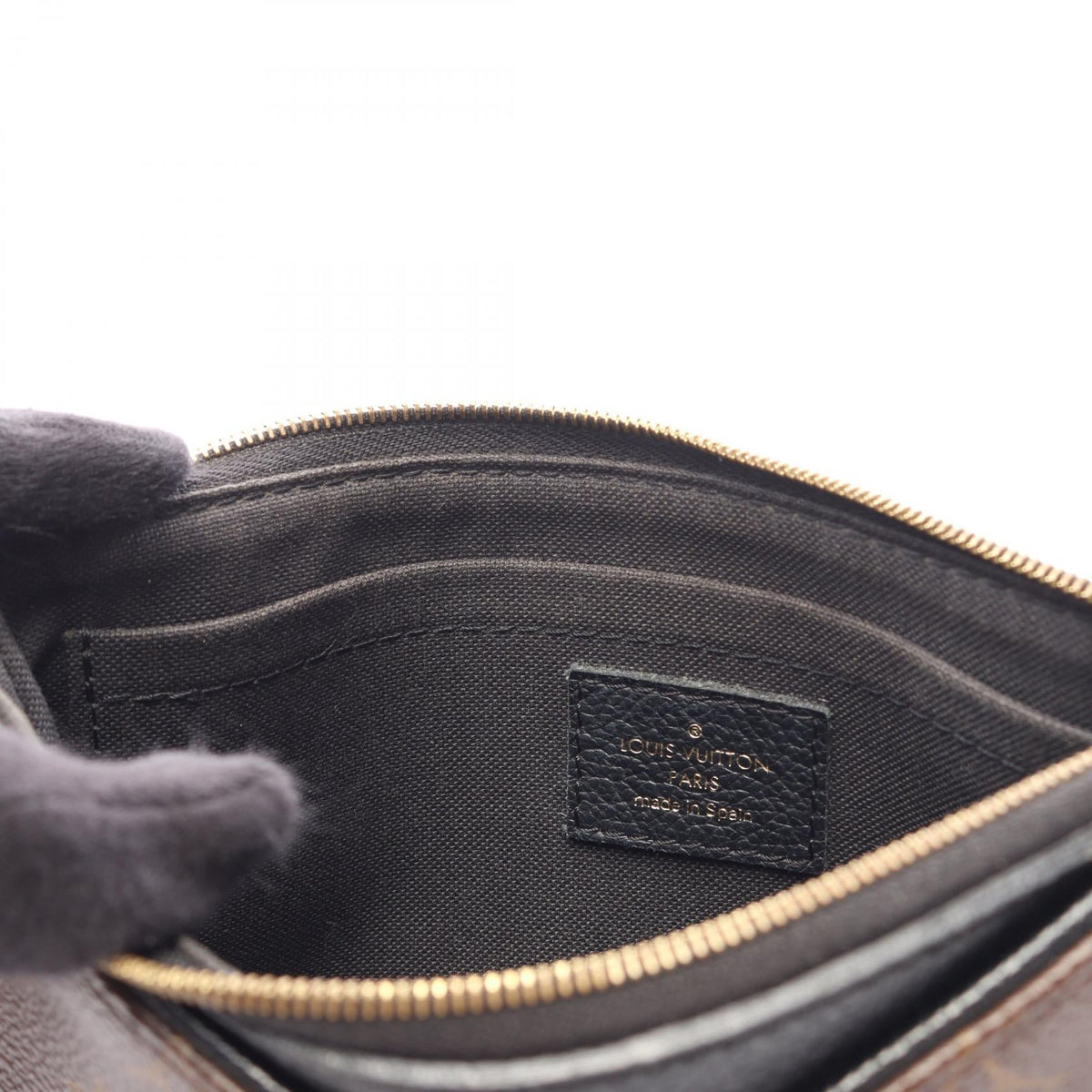 Preloved LOUIS VUITTON Parascratch Monogram 2WAY Brown/Black Handbag M41639 2101220136246