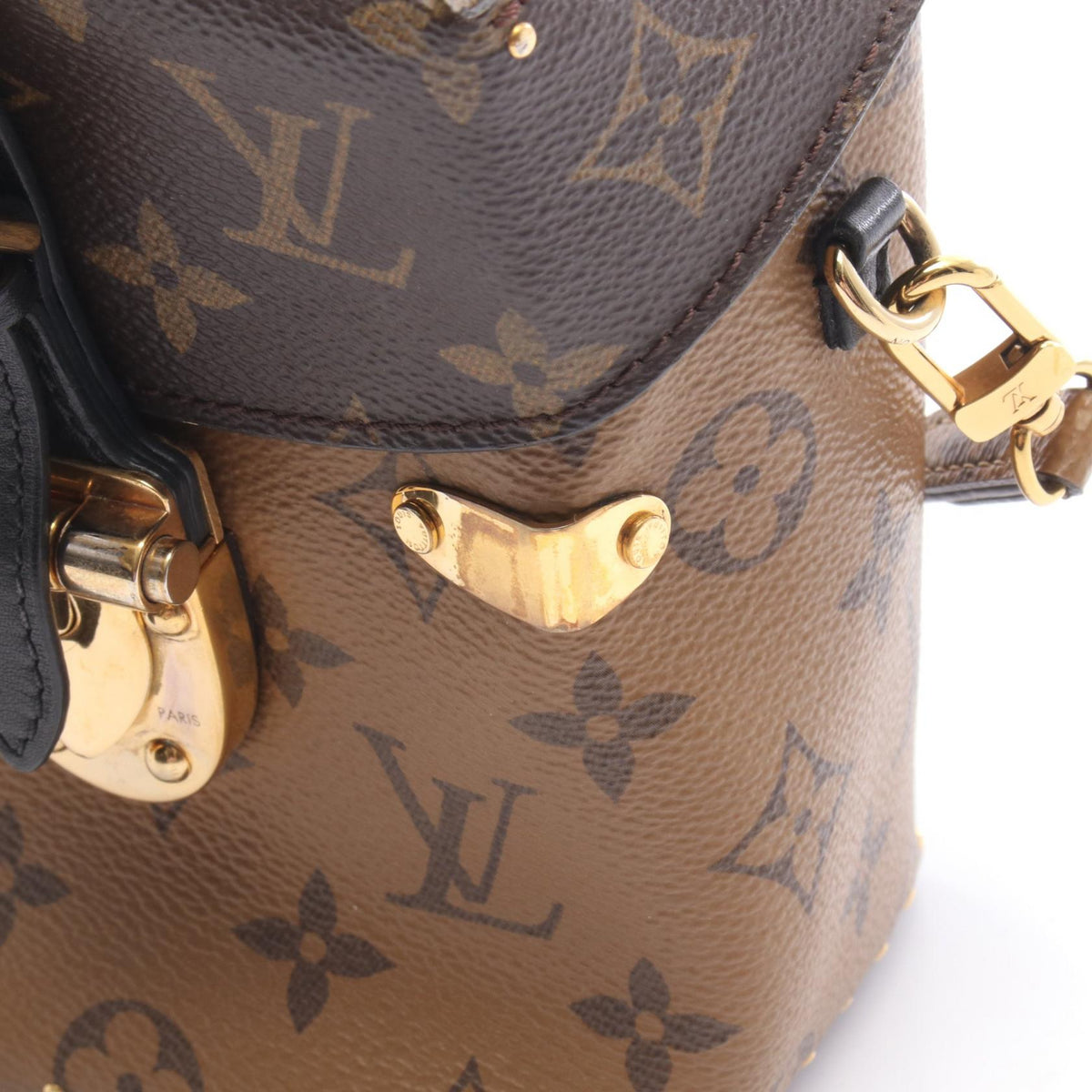 Preloved LOUIS VUITTON Camera Box 2WAY Brown/Black Handbag M42999 2101219759302