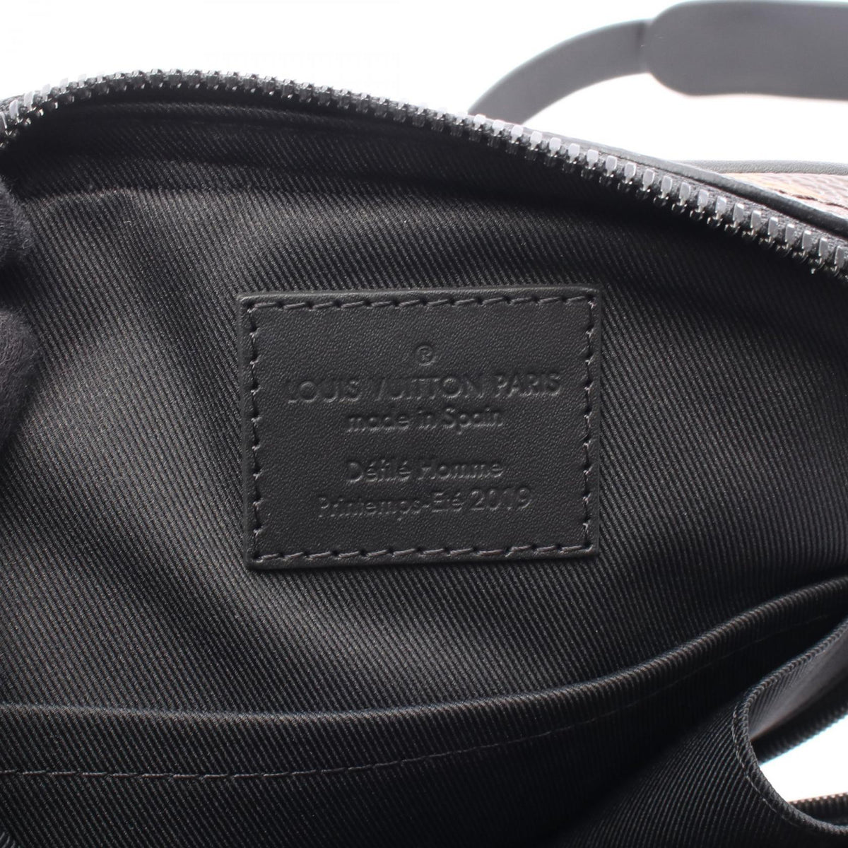 Preloved LOUIS VUITTON Utility side bag Brown/Black Waist bag M44477 2101219372501