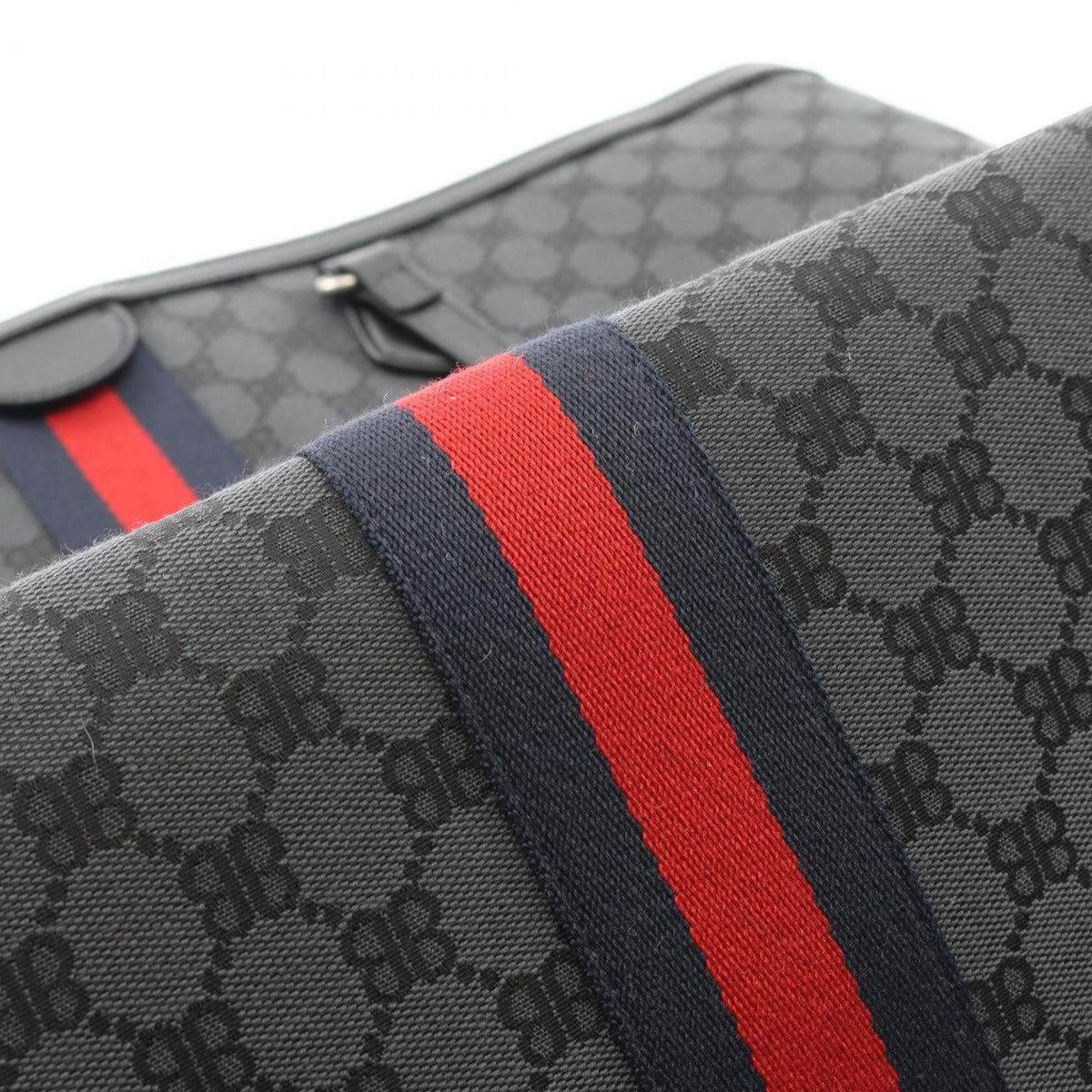 Preloved BALENCIAGA × GUCCI The Hacker Project Large Tote Bag Black/Multicolor canvas×leather 680127 2101219323947