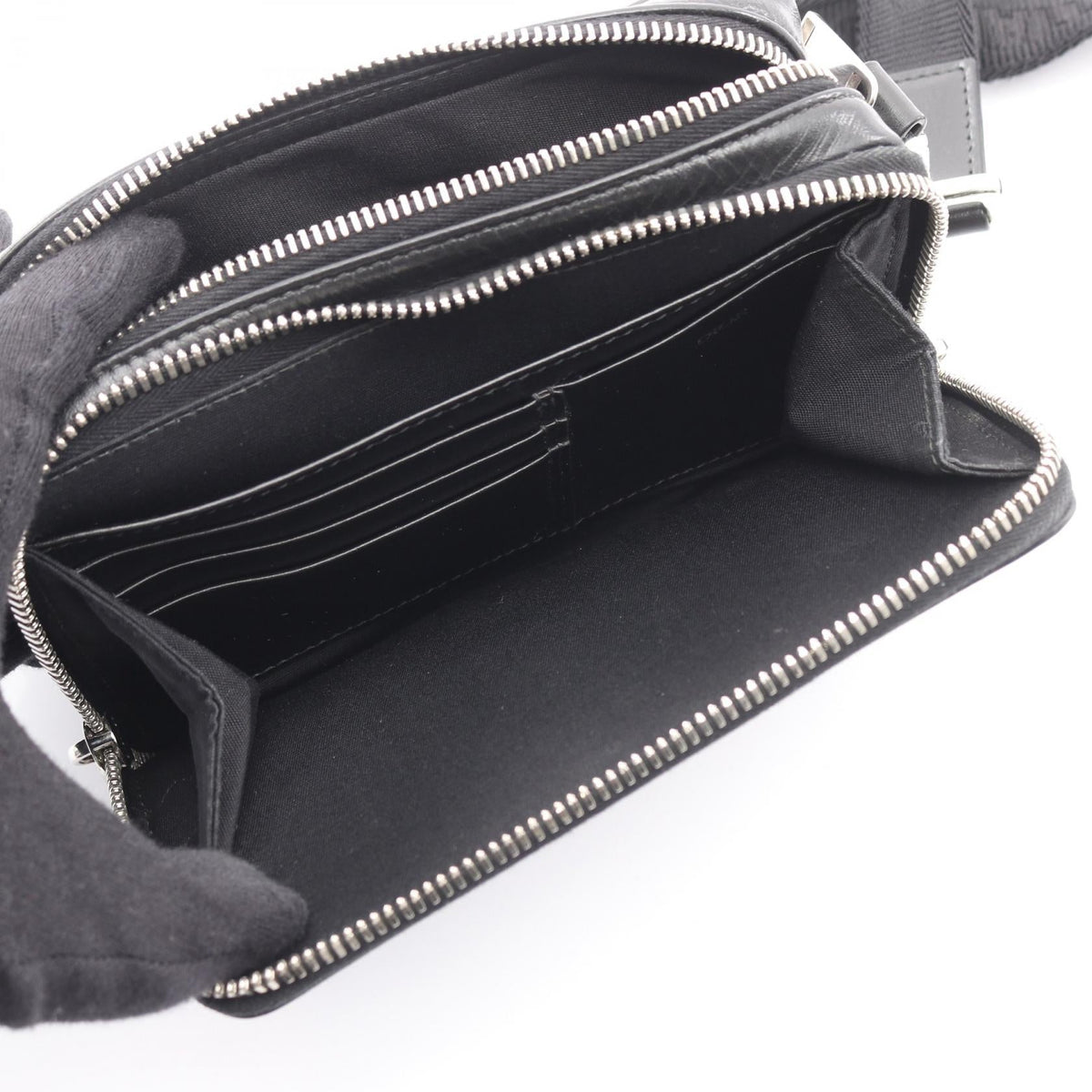 Preloved Dior Oblique Galaxy Shoulder Bag Black leather 2ESBC119VPD 2101219304618