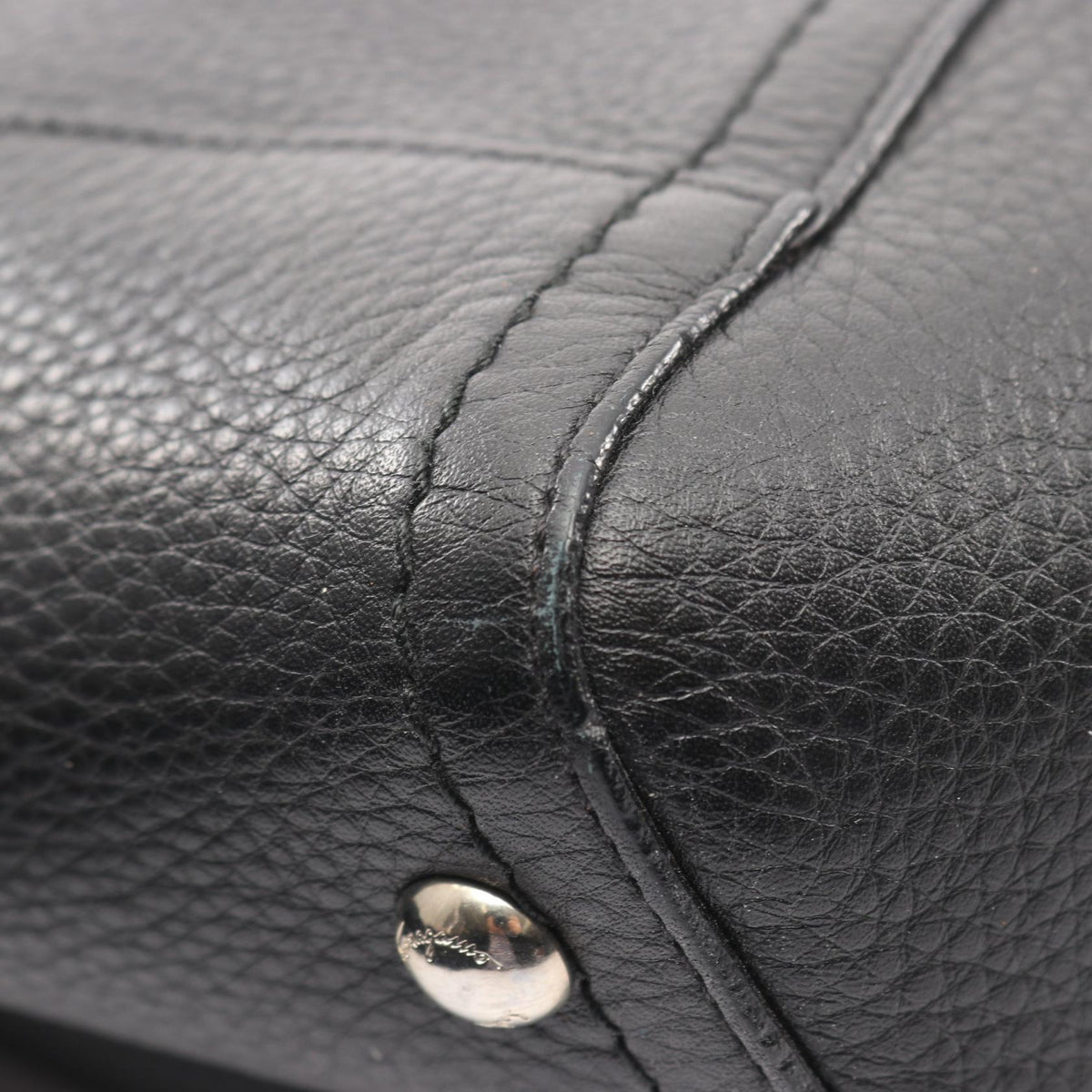 Preloved Salvatore Ferragamo Gancini Handbag Black leather 2101219304991