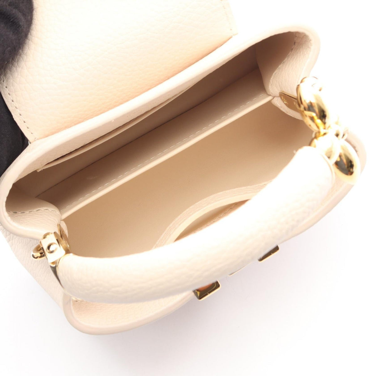 Preloved LOUIS VUITTON CapucineMINI Quartz 2WAY Beige Handbag M23944 2120300064286