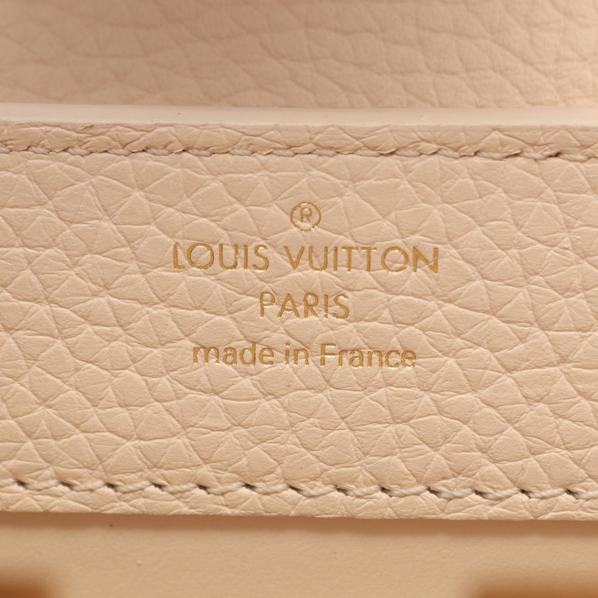 Preloved LOUIS VUITTON CapucineMINI Quartz 2WAY Beige Handbag M23944 2120300064286