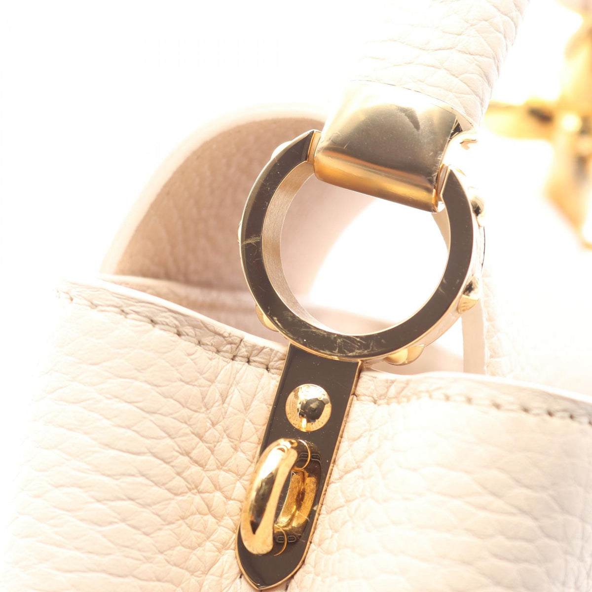 Preloved LOUIS VUITTON CapucineMINI Quartz 2WAY Beige Handbag M23944 2120300064286