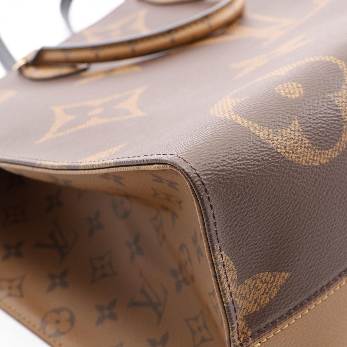 Preloved LOUIS VUITTON OnTheGo GM Monogram Giant Monogram Reverse 2WAY Brown Shoulder Bag M45320 2101220289119