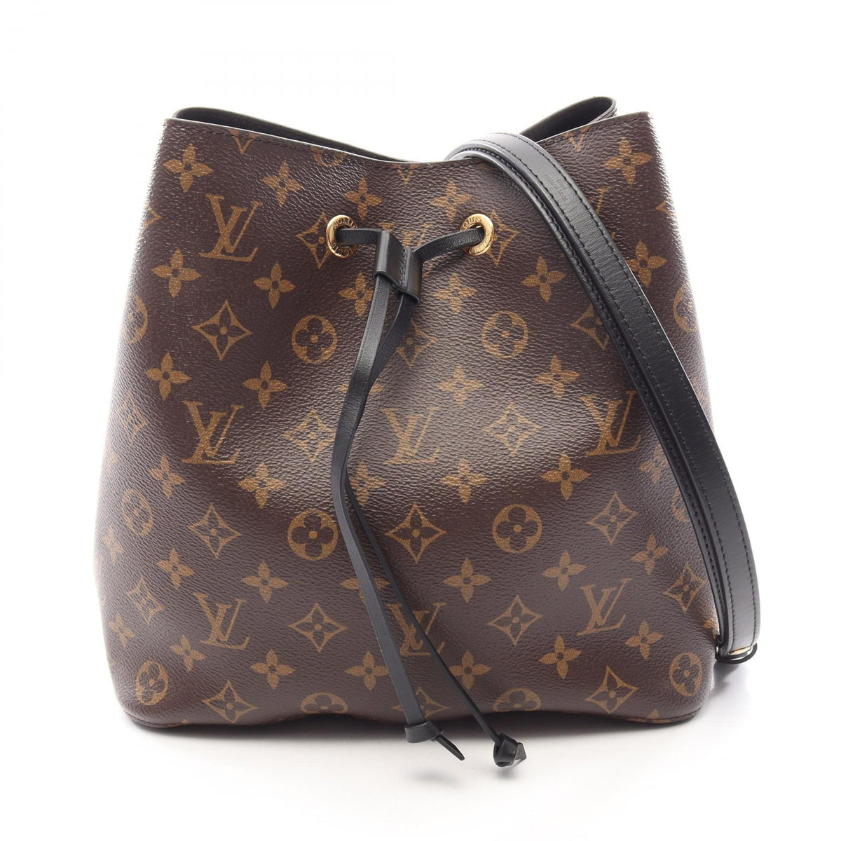 Preloved LOUIS VUITTON NeoNoe Monogram Black Brown/Black Shoulder Bag M44020 2101220289096