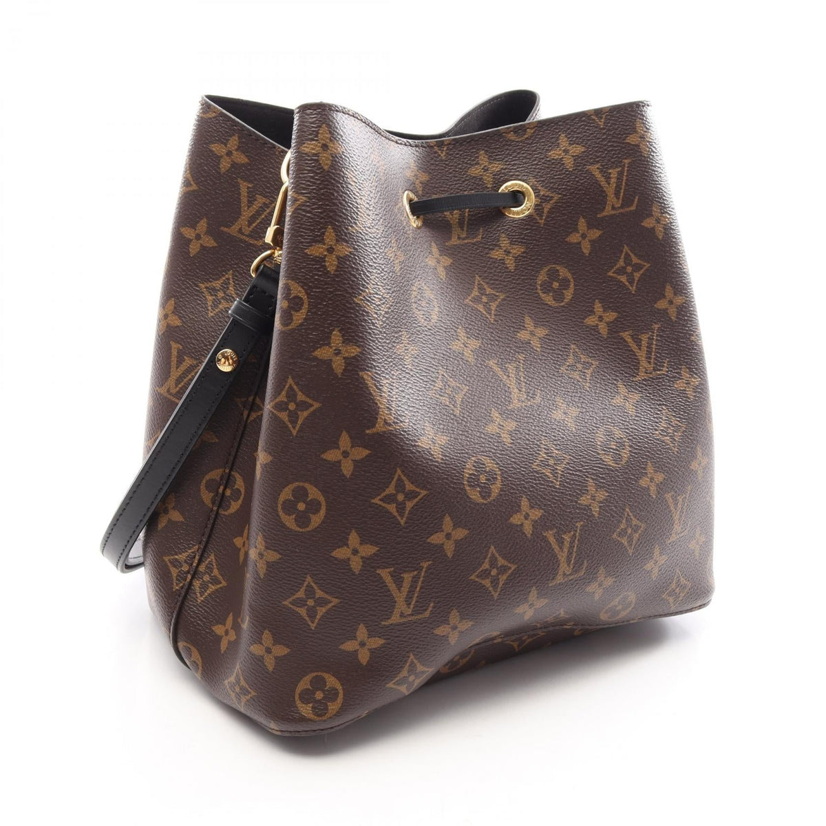 Preloved LOUIS VUITTON NeoNoe Monogram Black Brown/Black Shoulder Bag M44020 2101220289096
