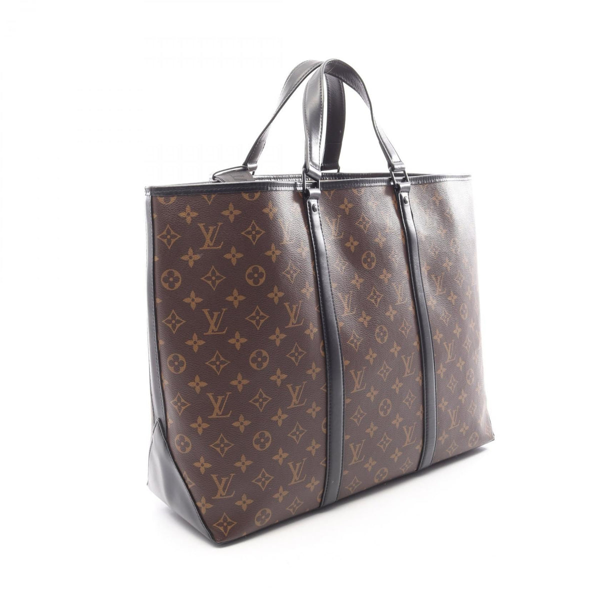 Preloved LOUIS VUITTON Weekend Tote GM Monogram Macassar 2WAY Brown/Black Tote Bag M45733 2101220288983