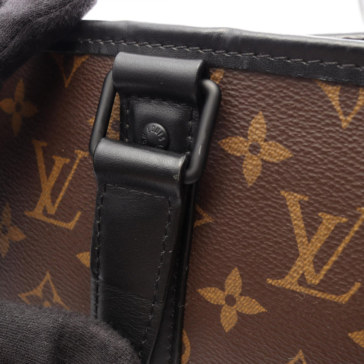 Preloved LOUIS VUITTON Weekend Tote GM Monogram Macassar 2WAY Brown/Black Tote Bag M45733 2101220288983