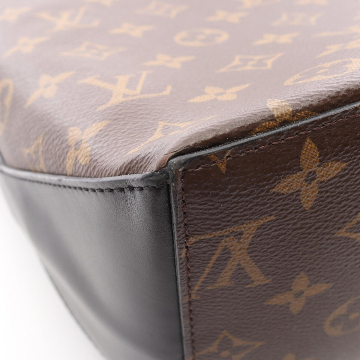 Preloved LOUIS VUITTON Weekend Tote GM Monogram Macassar 2WAY Brown/Black Tote Bag M45733 2101220288983