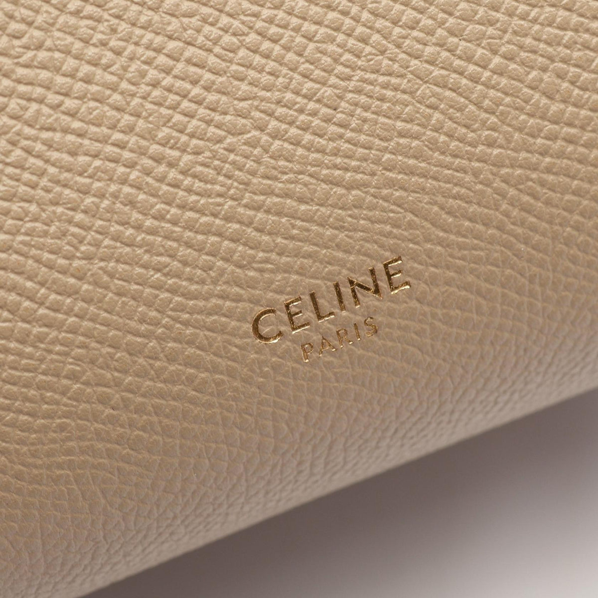 Preloved CELINE BELT BAG NANO (2-way belt bag) Handbag Beige leather 2101220288891