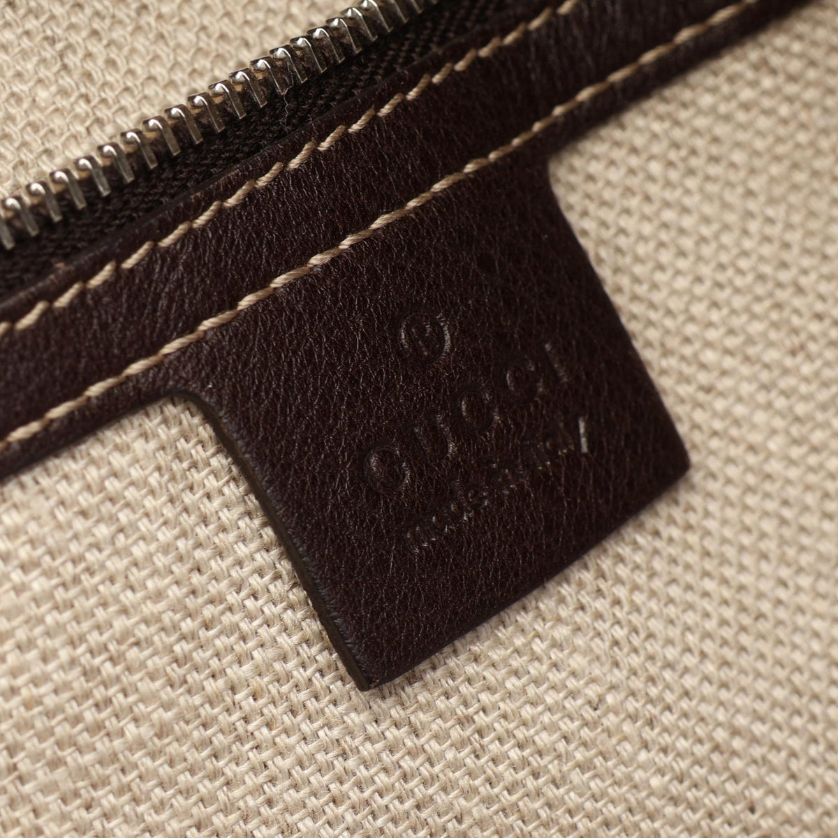 Preloved GUCCI Iconbit GG Canvas Tote Bag Beige/Brown canvas×leather 232952 2101220286811