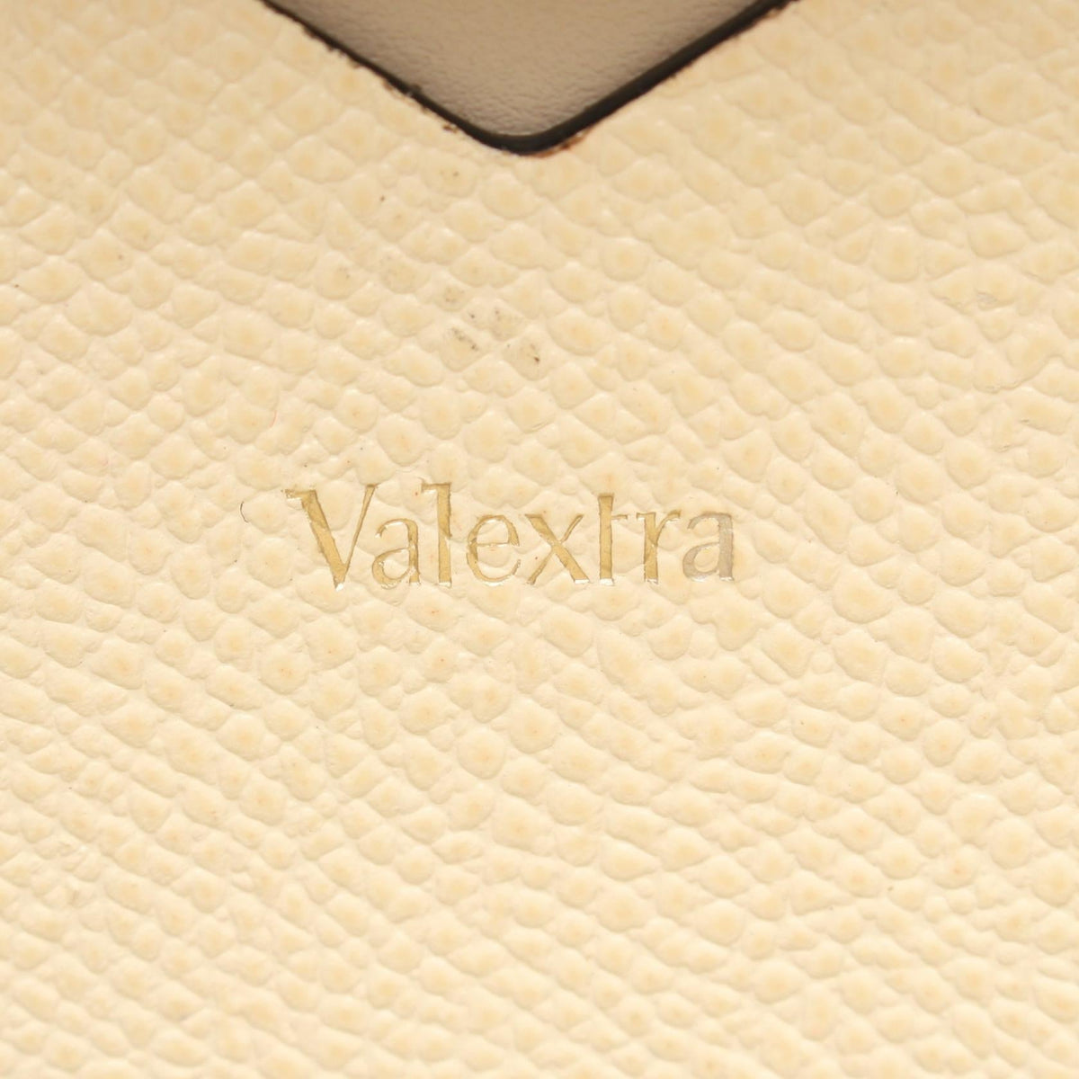 Preloved Valextra Serie Esse Mini 2WAY Handbag Beige leather 2101219371153
