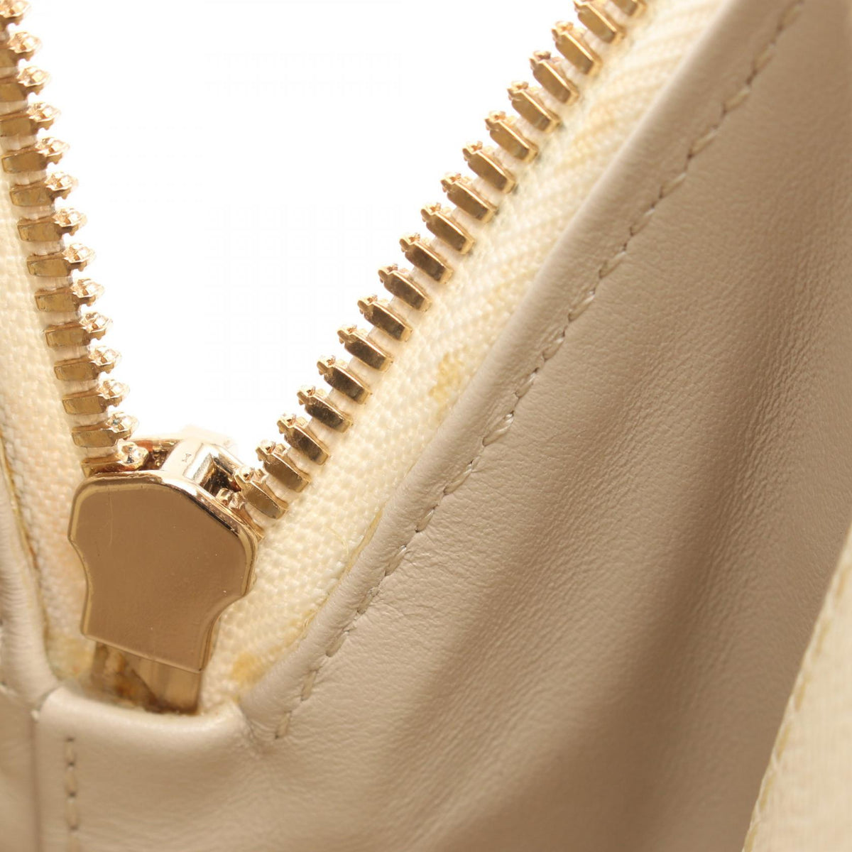 Preloved Valextra Serie Esse Mini 2WAY Handbag Beige leather 2101219371153