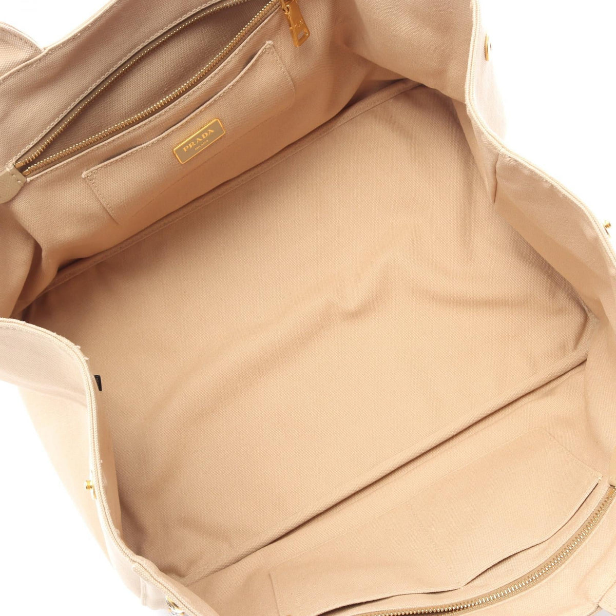 Preloved PRADA CANAPA Canapa Bijou Tote Bag Beige canvas 2101220224202
