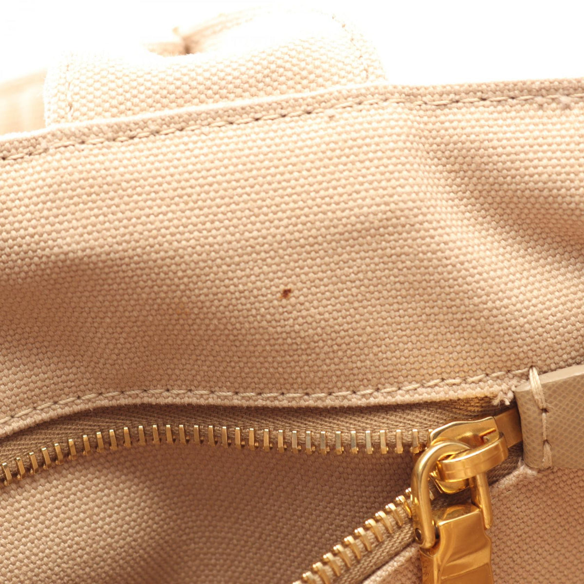 Preloved PRADA CANAPA Canapa Bijou Tote Bag Beige canvas 2101220224202