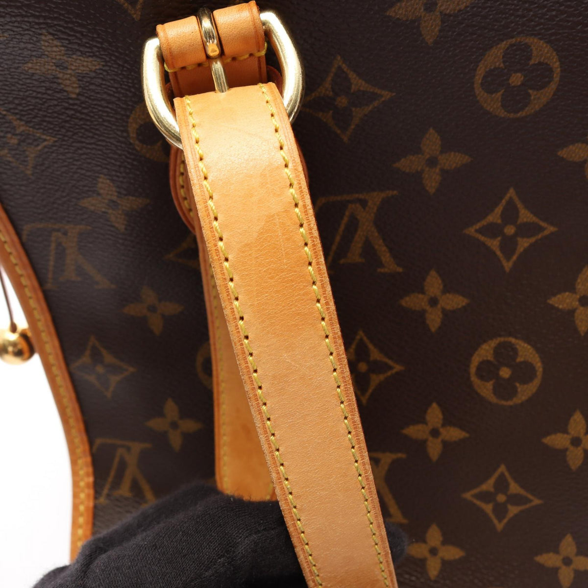 Preloved LOUIS VUITTON Popincourt HautMonogram Brown Tote Bag M40007 2101220173166