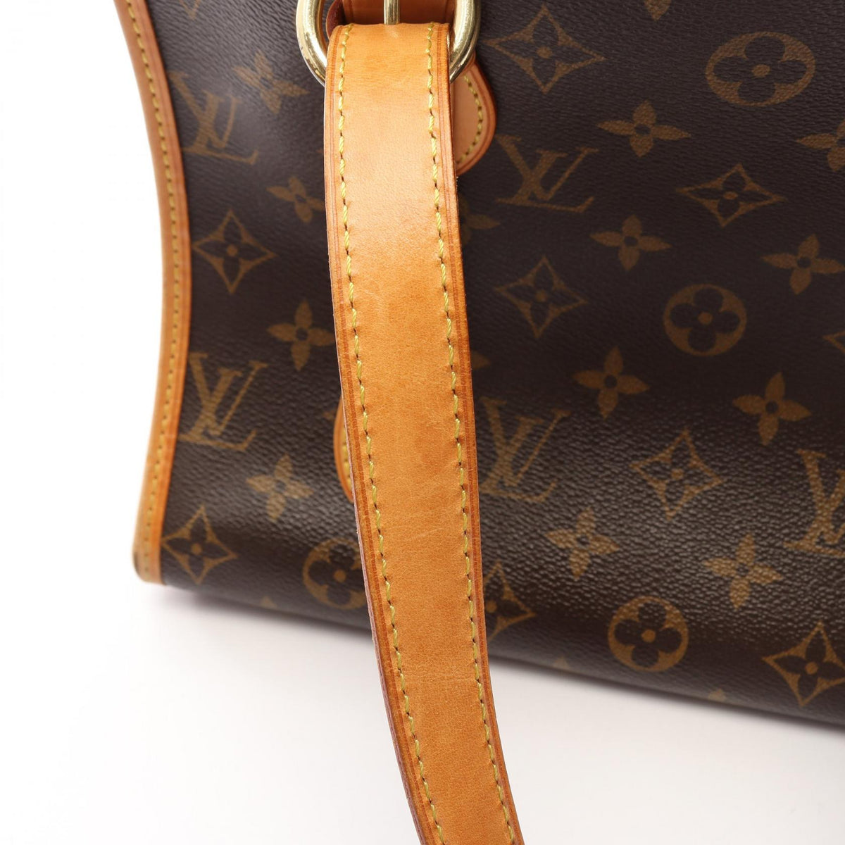 Preloved LOUIS VUITTON Popincourt HautMonogram Brown Tote Bag M40007 2101220173166