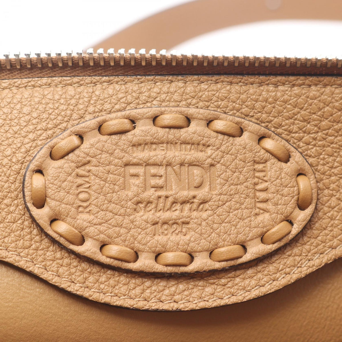 Preloved FENDI By the Way Selleria Large Handbag Brown leather 8BL156ASU2F0EMR 2104102479042