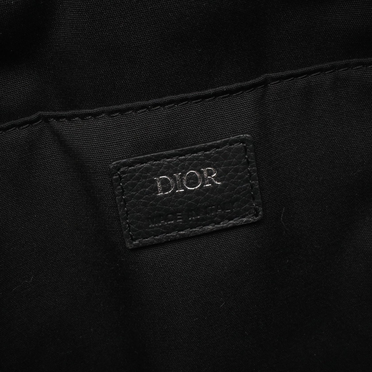 Preloved Dior RIDER Oblique Kids Rucksack Backpack Navy/Beige/Black canvas×leather 11087847 2101219533933