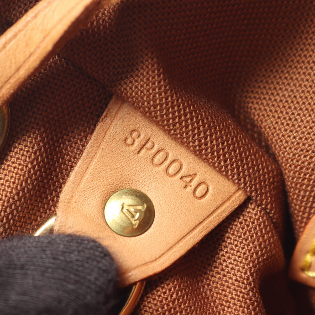 Preloved LOUIS VUITTON MontsourisMM Monogram Brown Rucksack Backpack M51136 2101219372068