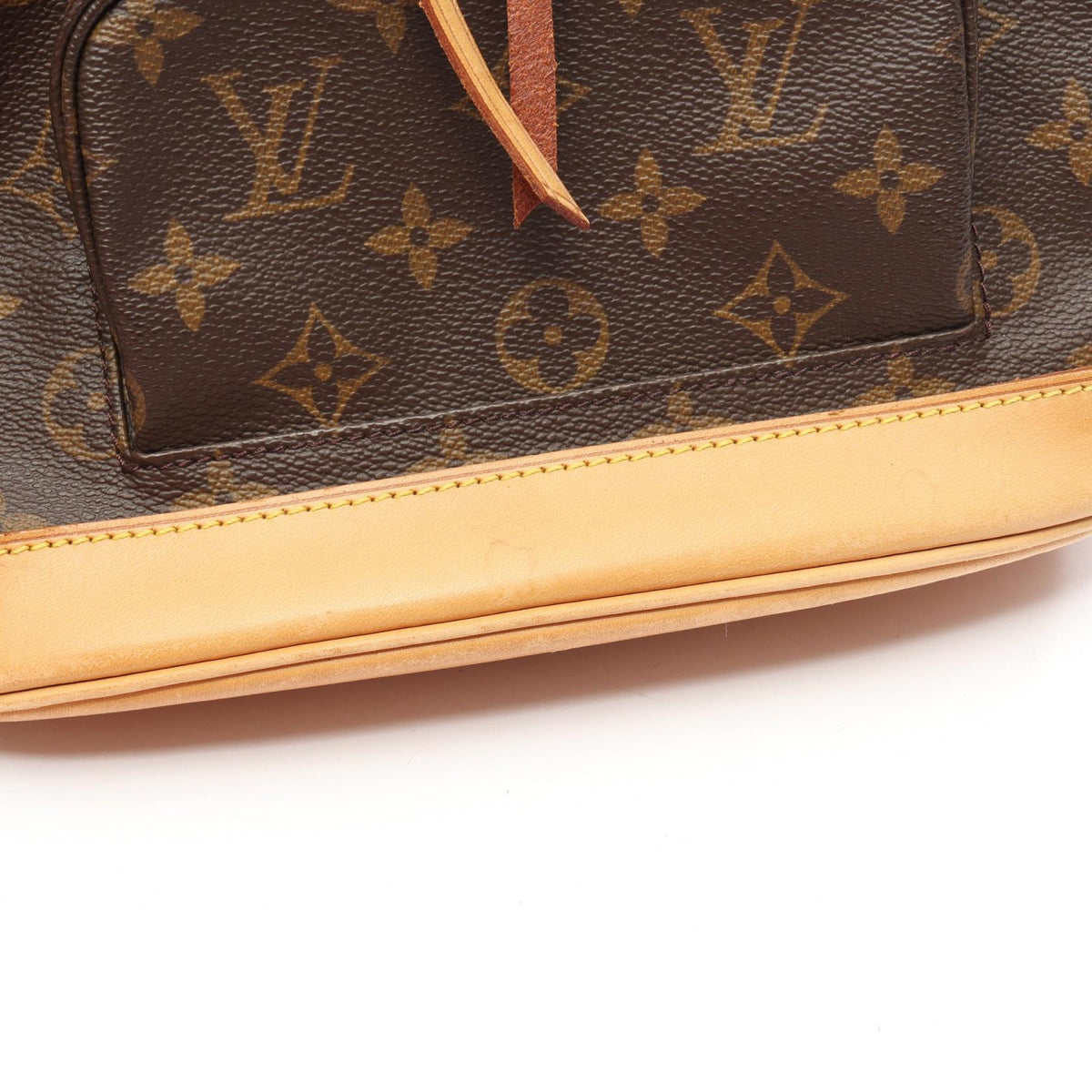 Preloved LOUIS VUITTON MontsourisMM Monogram Brown Rucksack Backpack M51136 2101219372068