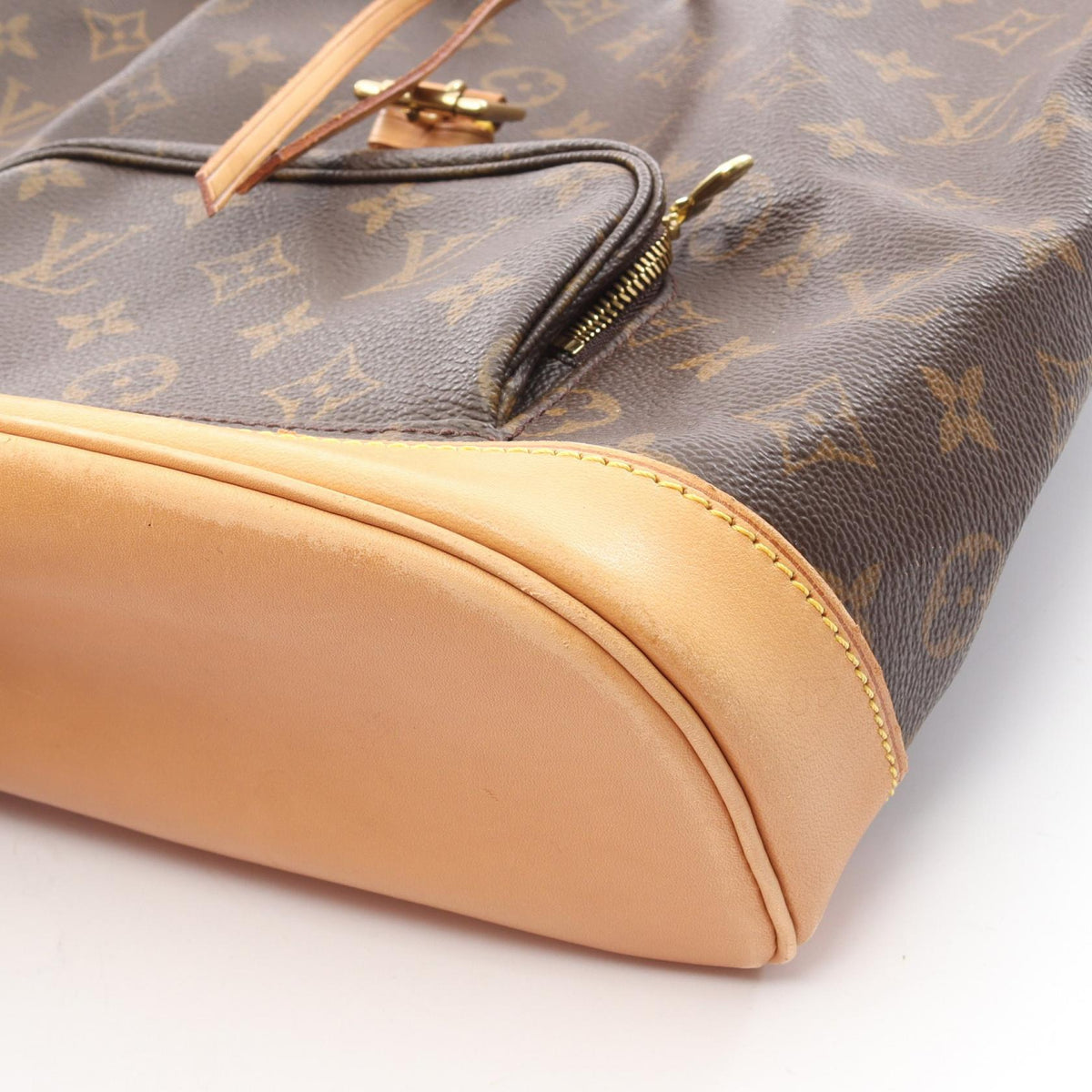 Preloved LOUIS VUITTON MontsourisMM Monogram Brown Rucksack Backpack M51136 2101219372068