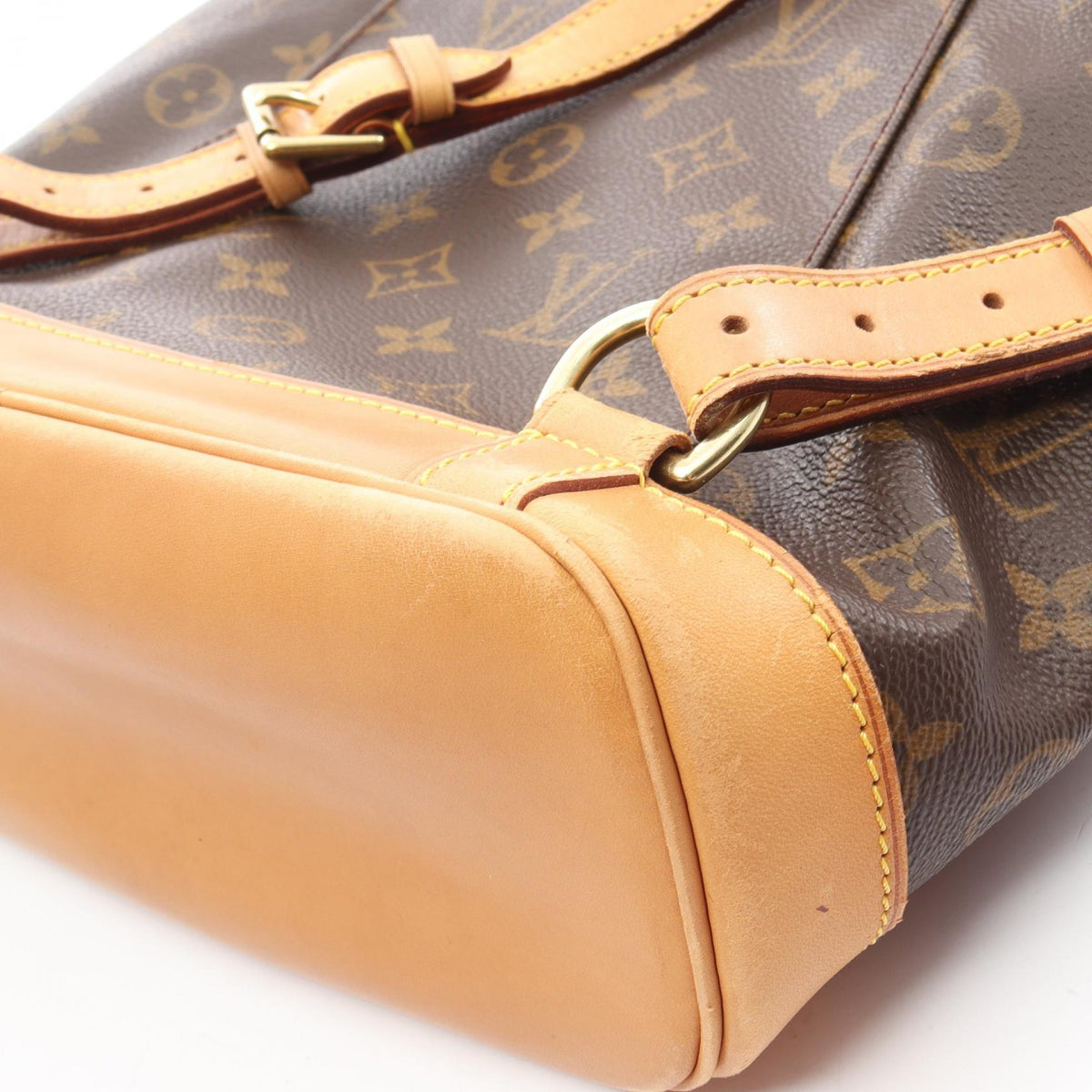 Preloved LOUIS VUITTON MontsourisMM Monogram Brown Rucksack Backpack M51136 2101219372068