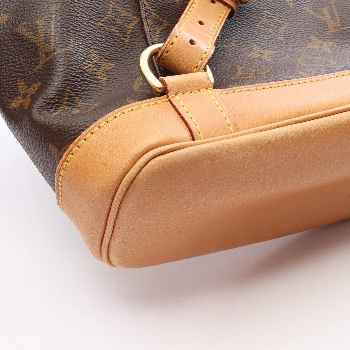 Preloved LOUIS VUITTON MontsourisMM Monogram Brown Rucksack Backpack M51136 2101219372068
