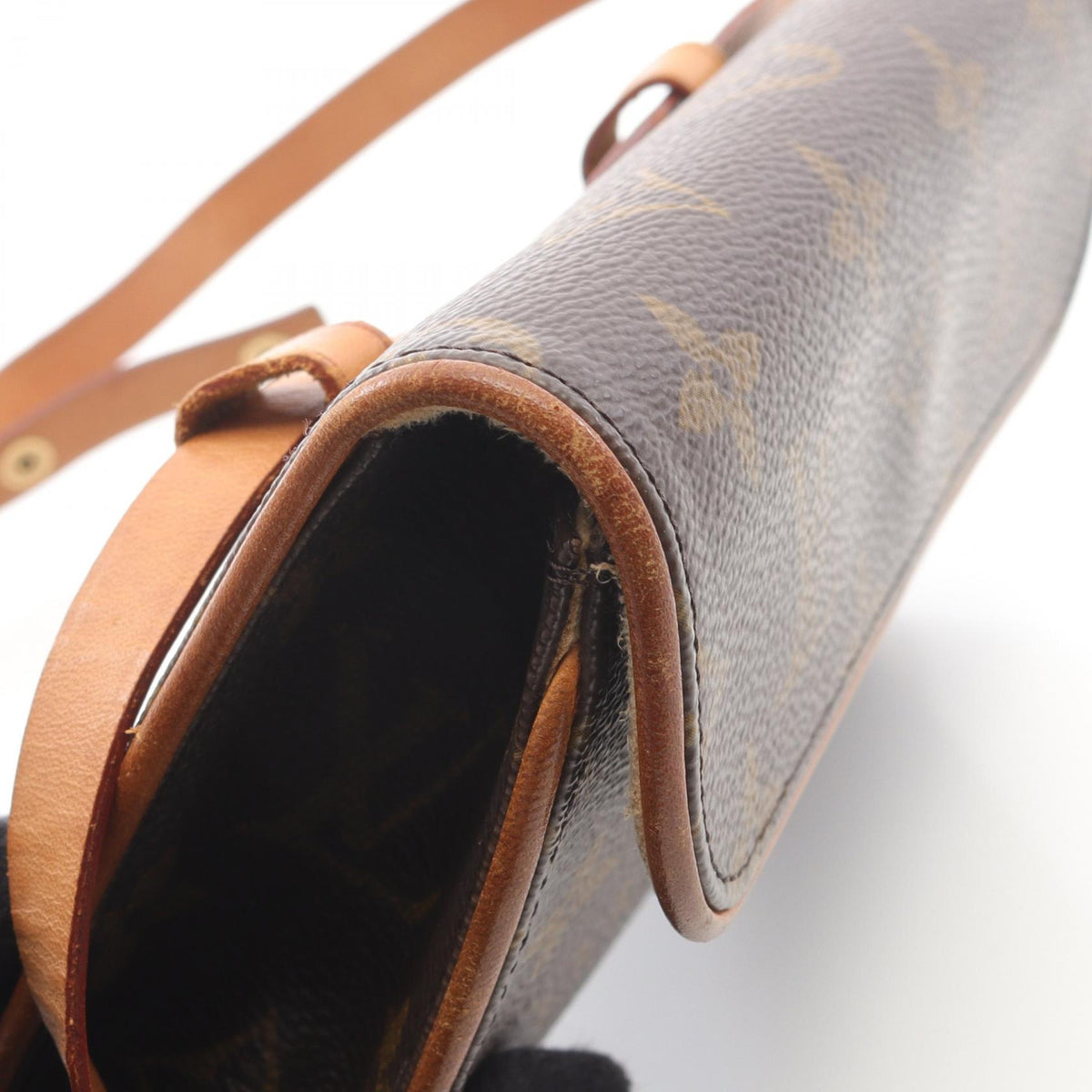 Preloved LOUIS VUITTON Florentine Pochette Monogram Brown Waist bag Body bag M51855 2104102451413