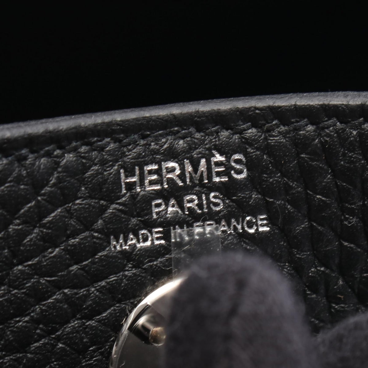 Preloved HERMES Lindy Mini Shoulder Bag Black Taurillon Clemence Other×Taurillon Clemence 2106800650594