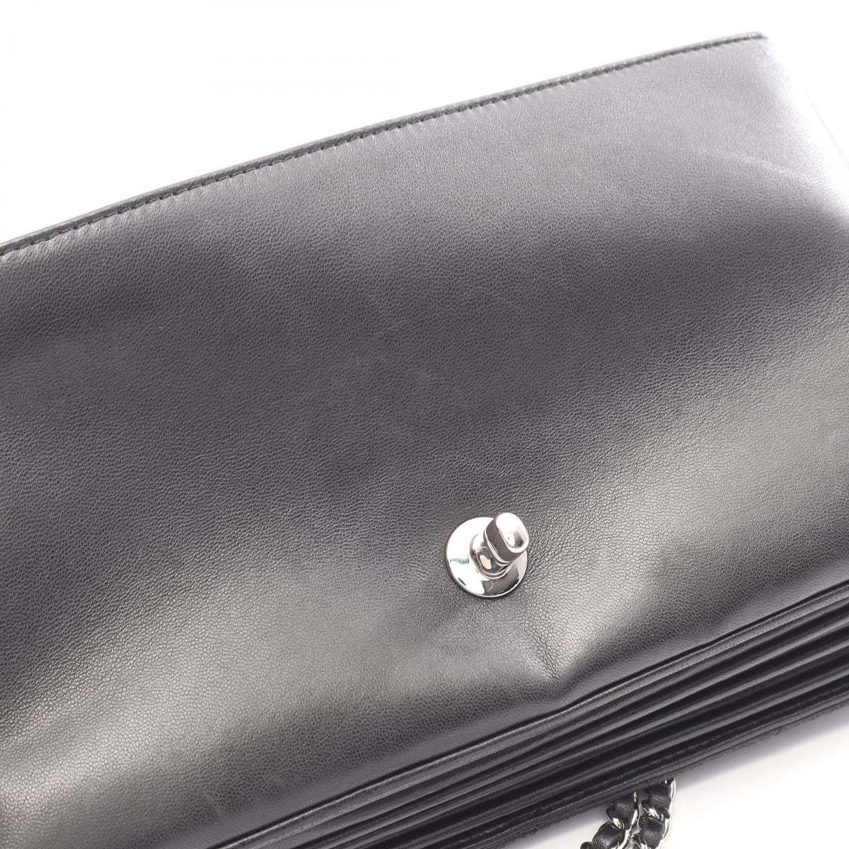 Preloved CHANEL Black Matelasse Lambskin (sheep leather) 2104102552165