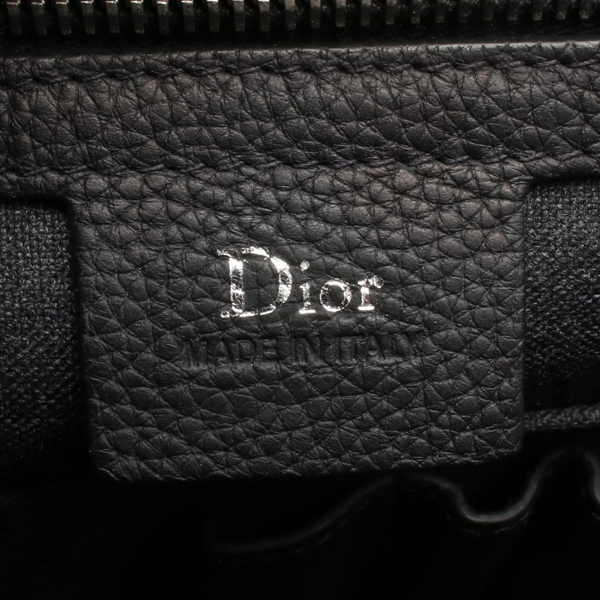 Preloved Christian Dior Briefcase Black leather 2101220263812