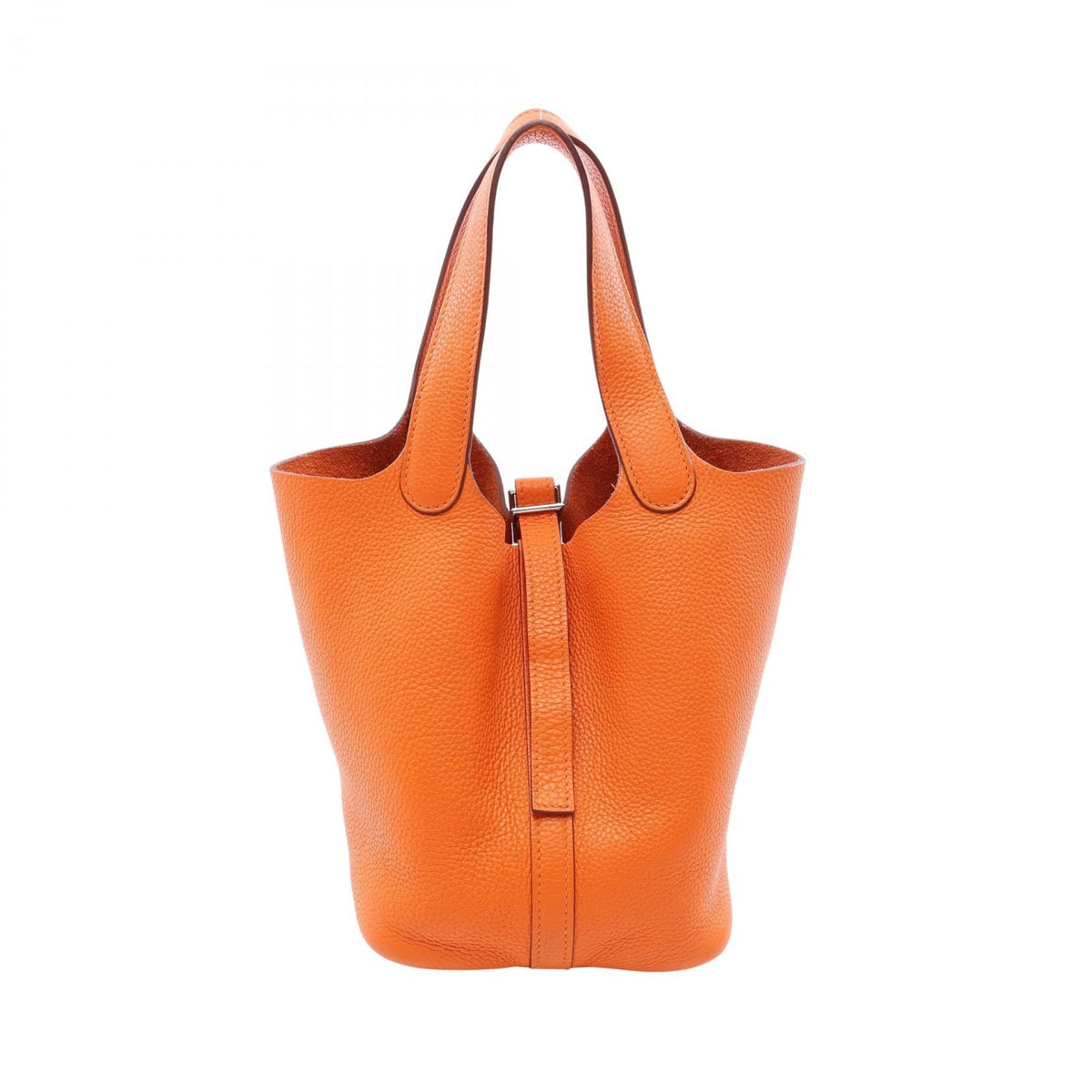Preloved HERMES PicotinPM HandbagOrange Orange Orange Taurillon Clemence leather 2120300064620