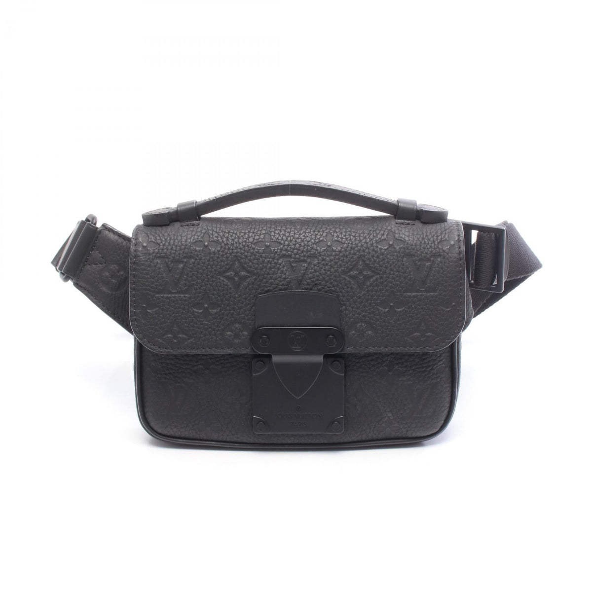Preloved LOUIS VUITTON S-Lock Sling Bag Black Black Waist bag Body bag M58487 2107601191774