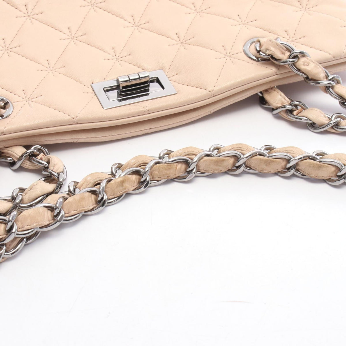 Preloved CHANEL Beige 2.55 Matelasse Lambskin (sheep leather) 2101220288150