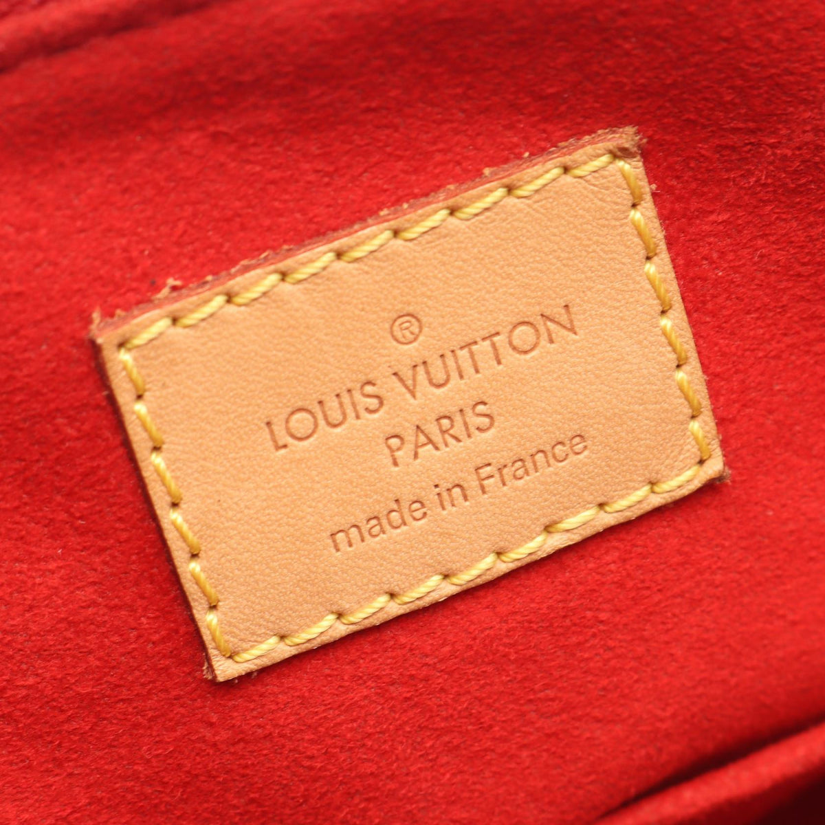 Preloved LOUIS VUITTON Paras 2WAY Cerise Brown/Red Handbag M41175 2101219672335