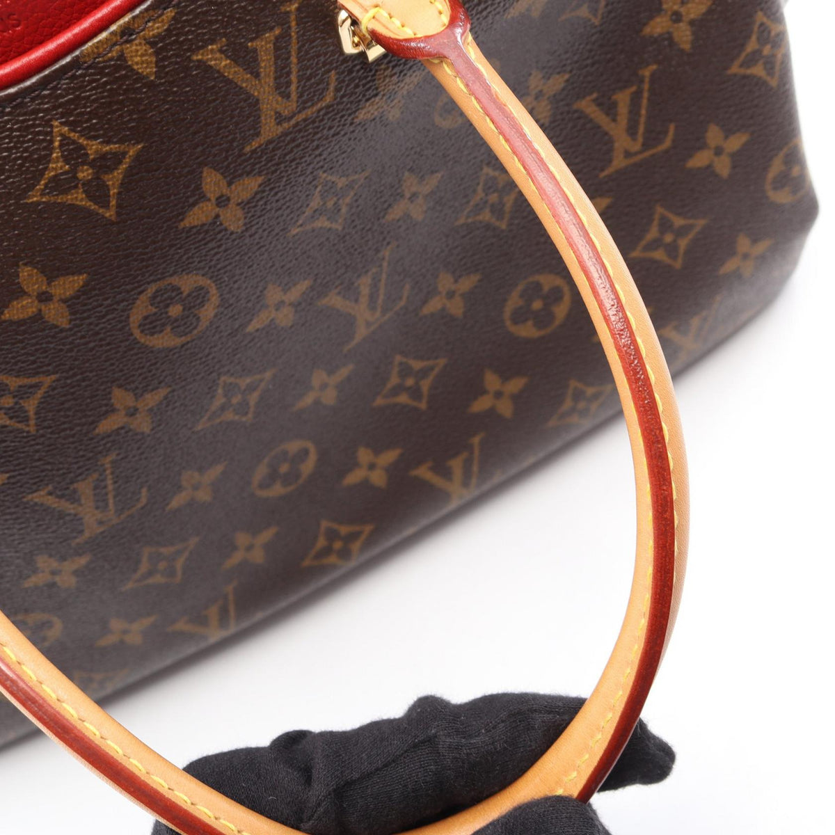 Preloved LOUIS VUITTON Paras 2WAY Cerise Brown/Red Handbag M41175 2101219672335