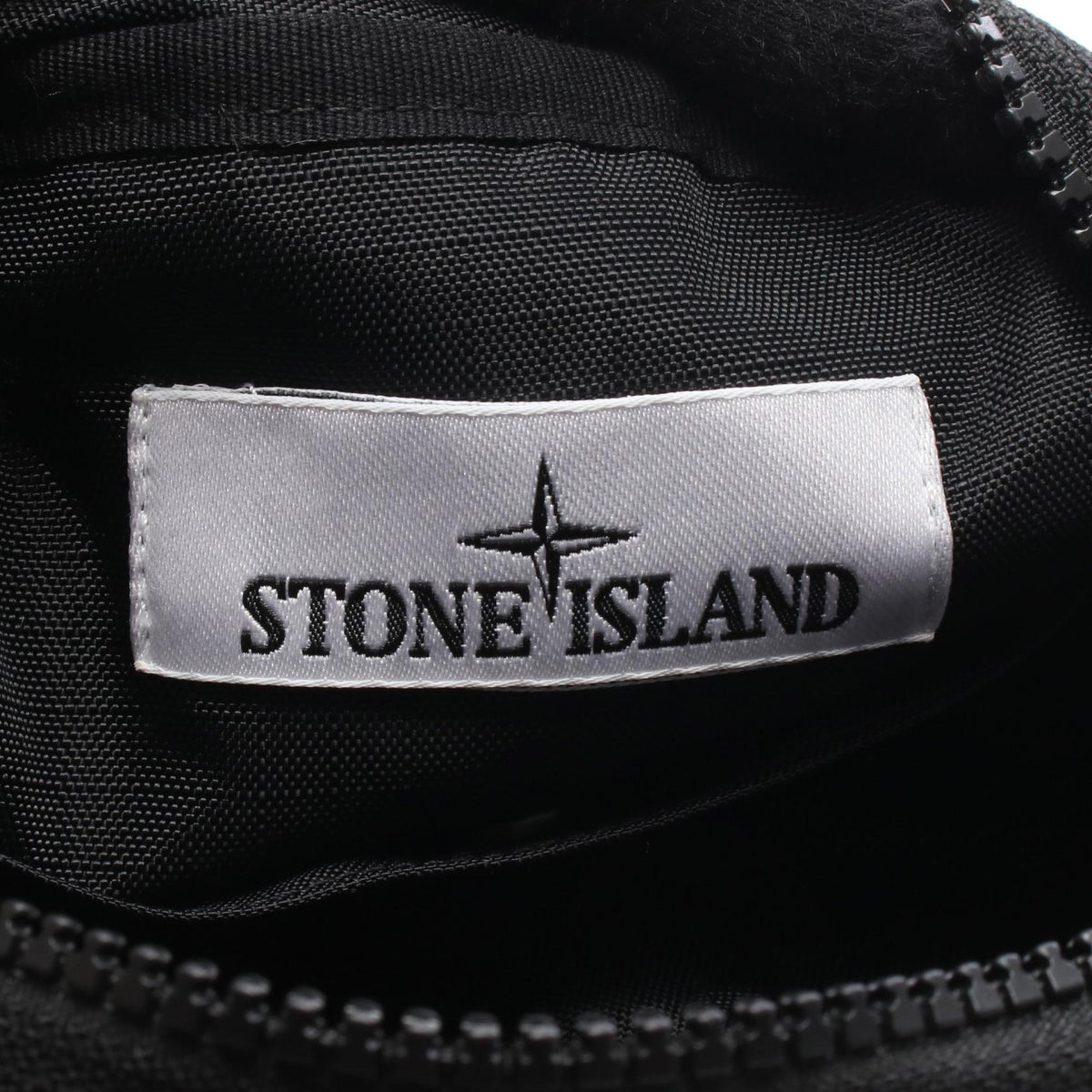 Preloved STONE ISLAND Logo patch Shoulder Bag Black Nylon L2S159200015V0029 2101220283964