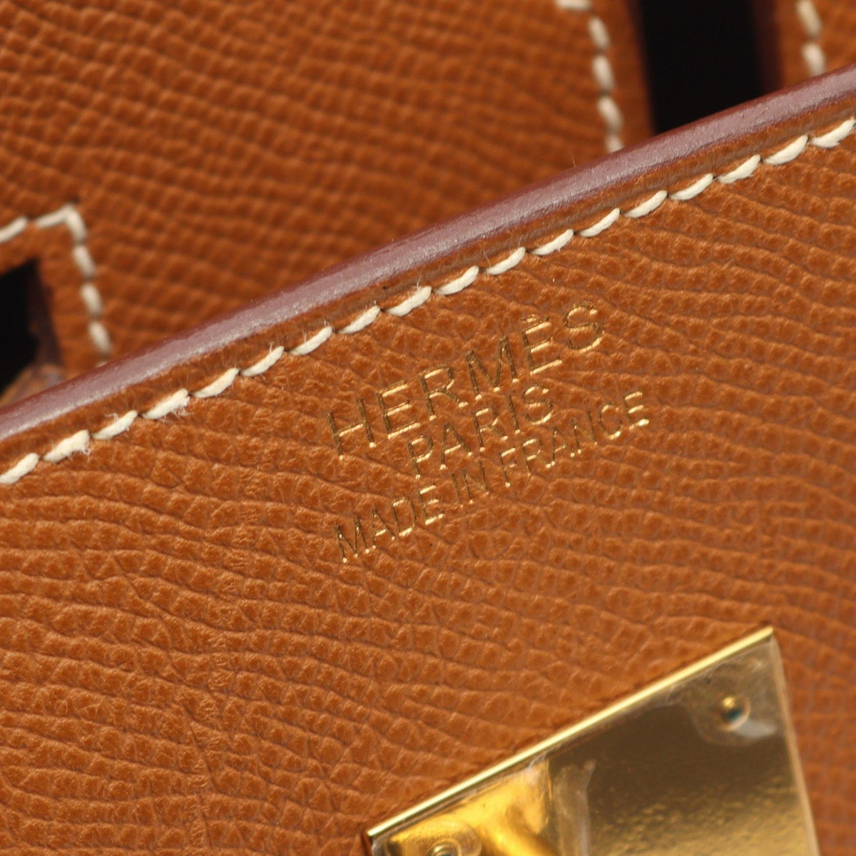 Preloved HERMES Birkin 35 HandbagGold Gold Brown Epsom leather×Epsom 2101219536491