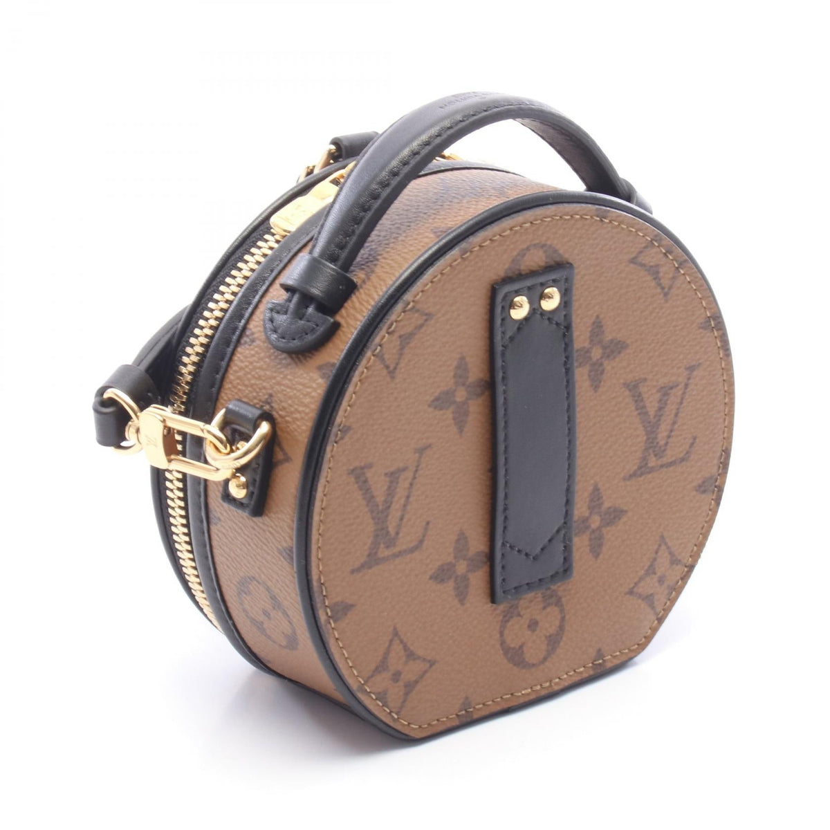 Preloved LOUIS VUITTON Mini Bowat Chapo Brown/Black Handbag M68276 2107601191903