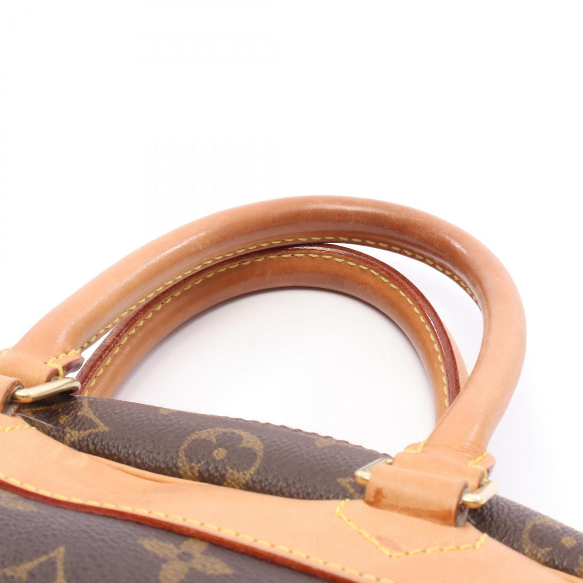 Preloved LOUIS VUITTON Deauville Bowling Vanity Brown Handbag M47270 2101220288273