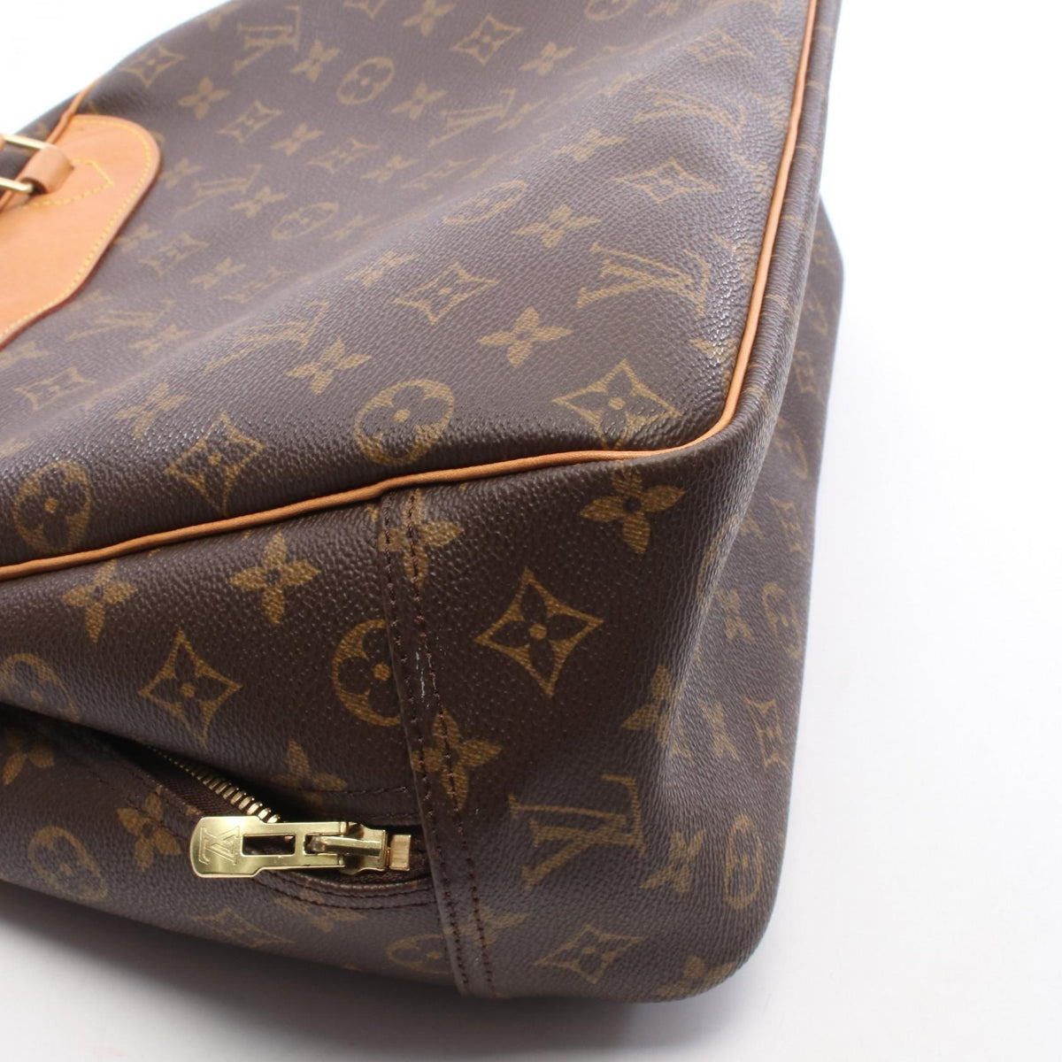 Preloved LOUIS VUITTON Deauville Bowling Vanity Brown Handbag M47270 2101220288273