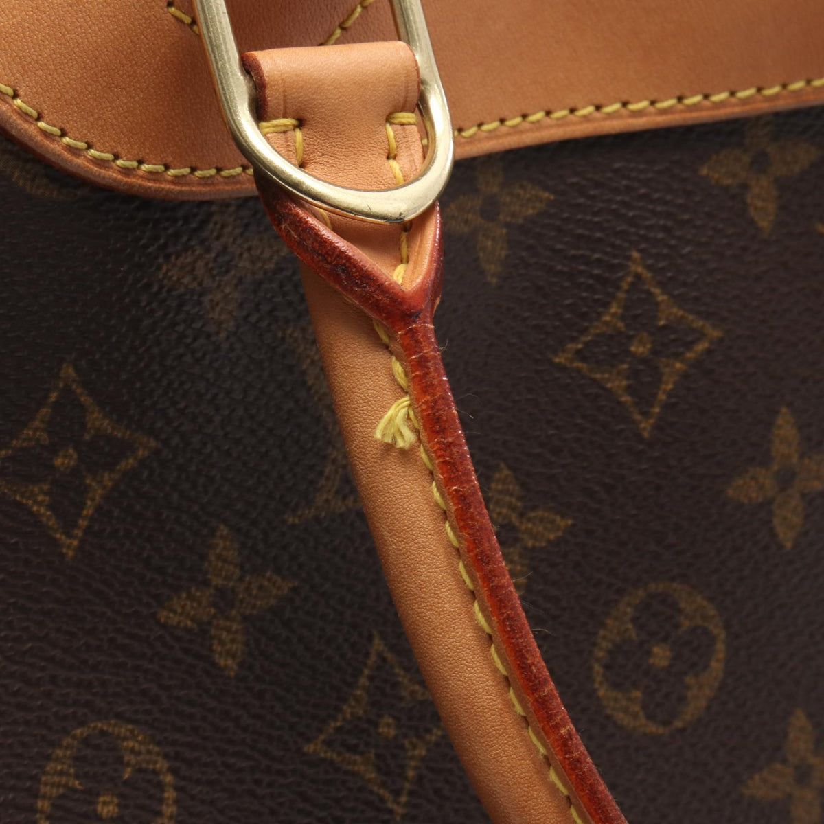 Preloved LOUIS VUITTON Deauville Bowling Vanity Brown Handbag M47270 2101220288273