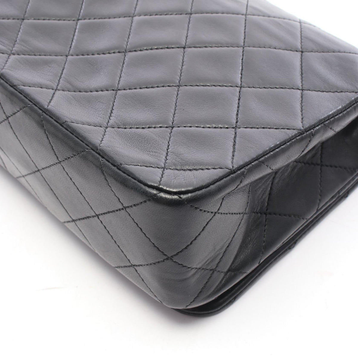 Preloved CHANEL Black Full flap Matelasse Lambskin (sheep leather) 2101220285098