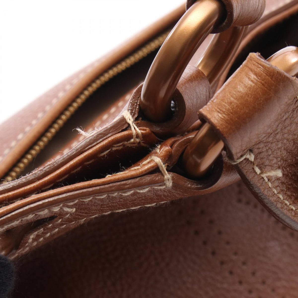 Preloved CARTIER Marcello de Cartier SM Handbag Brown leather 2101220287030