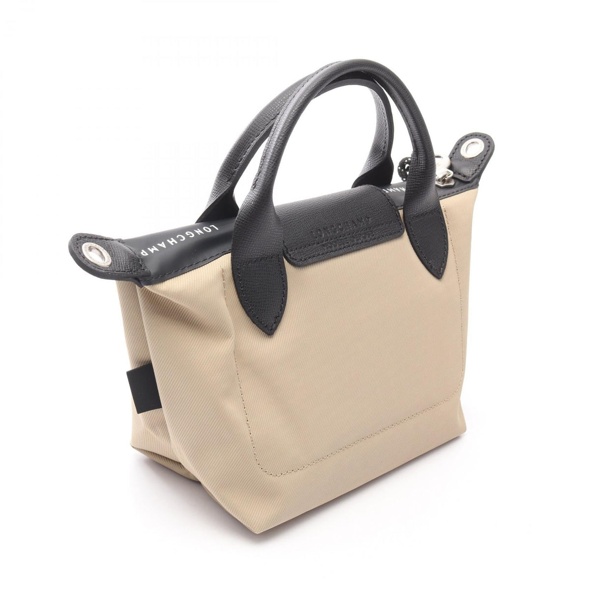 Preloved Longchamp Le Pliage Energy XS 2WAY Handbag Beige/Black canvas×leather L1500HSR299 2101220295349