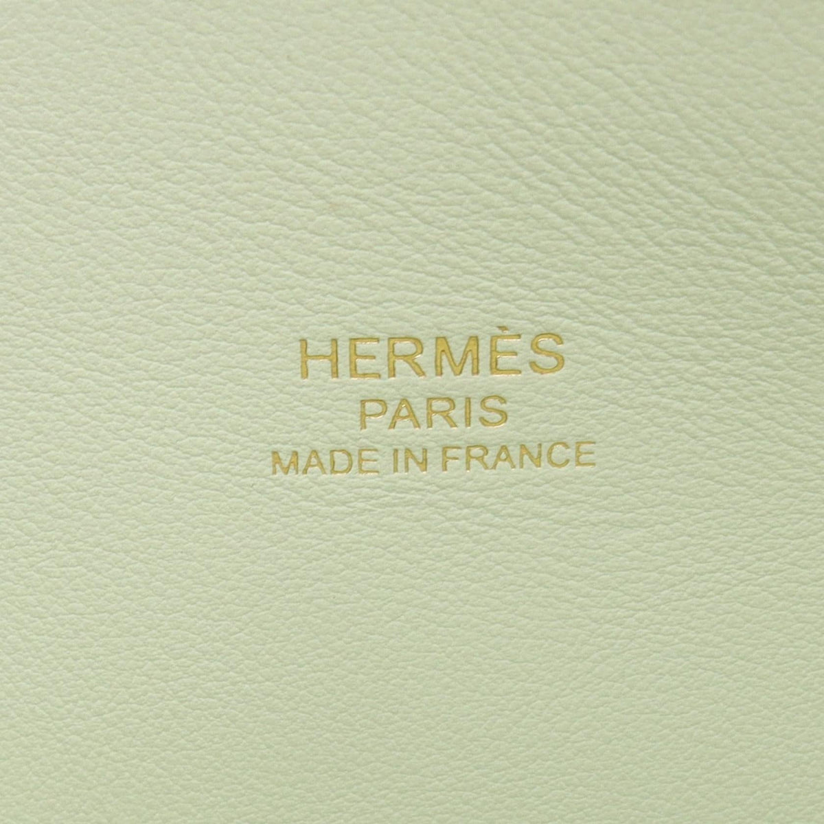 Preloved HERMES Bolide1923 25 Vert Fizz 2WAY Handbag Green Epsom Other×Epsom 2104102549462