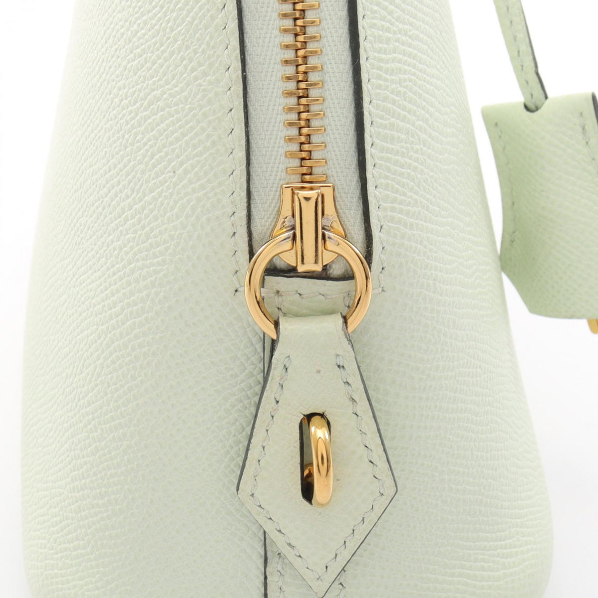 Preloved HERMES Bolide1923 25 Vert Fizz 2WAY Handbag Green Epsom Other×Epsom 2104102549462